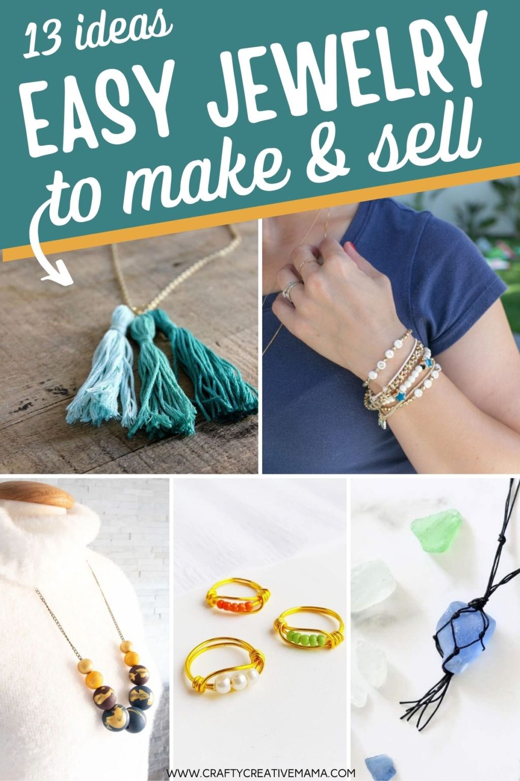 Easy Jewelry to Make and Sell (13 Stylish Pieces) Crafty Creative Mama